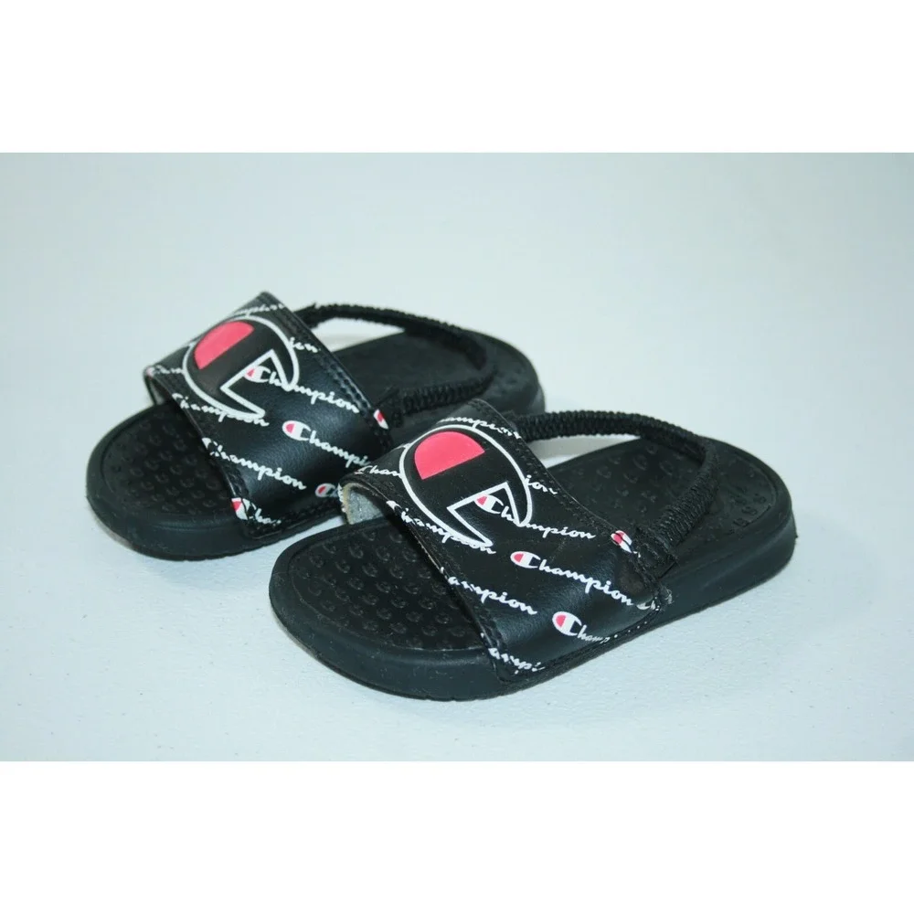 Champion‎ Toddler Slides Sandals Black Size 6T